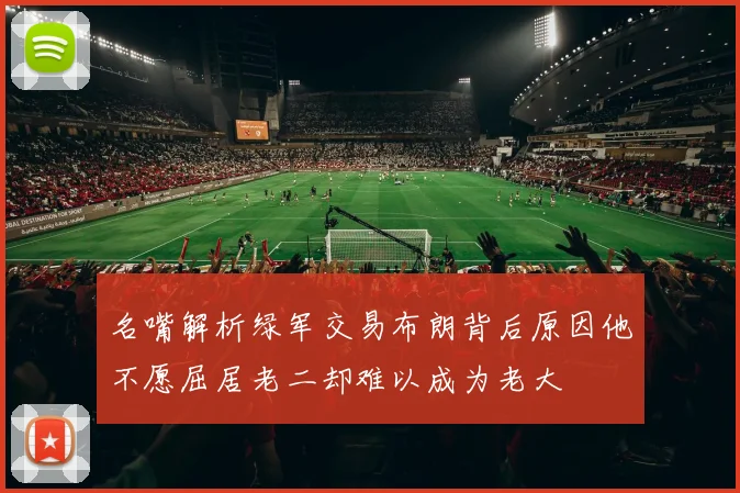 名嘴解析绿军交易布朗背后原因他不愿屈居老二却难以成为老大